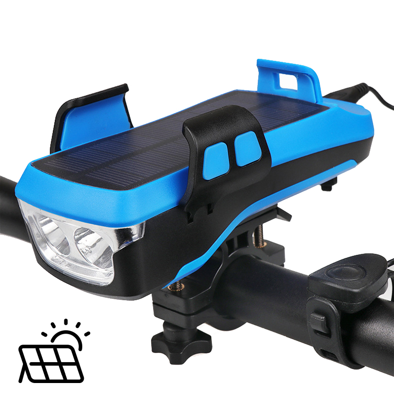 5 in 1 solar fietslamp | zonne-energie – materiaal: ABS — afbeelding 6