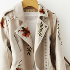 Bikerjacke van leer