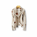 Bikerjacke van leer