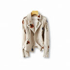 Bikerjacke van leer