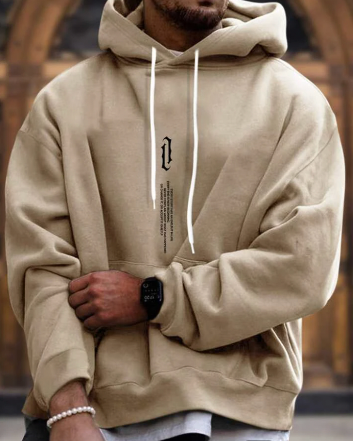 Tijdloze heren hoodie