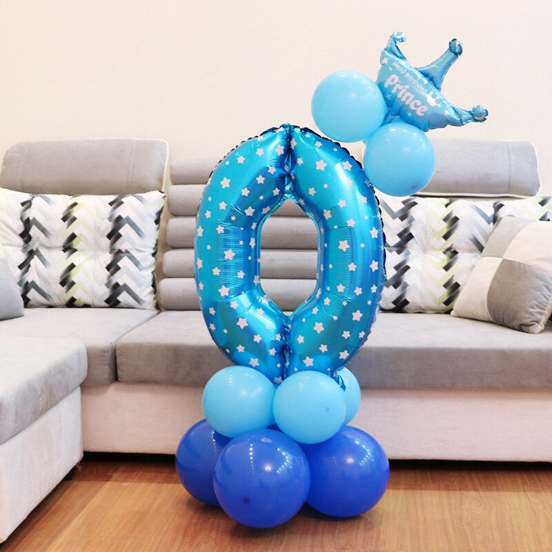 Verjaardagsballon met cijfer