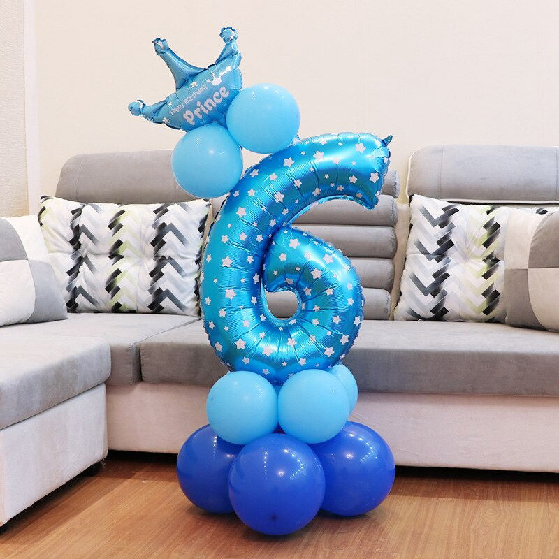 Verjaardagsballon met cijfer