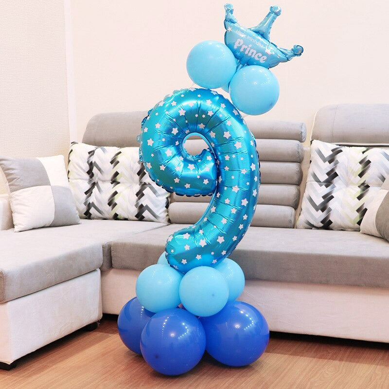 Verjaardagsballon met cijfer