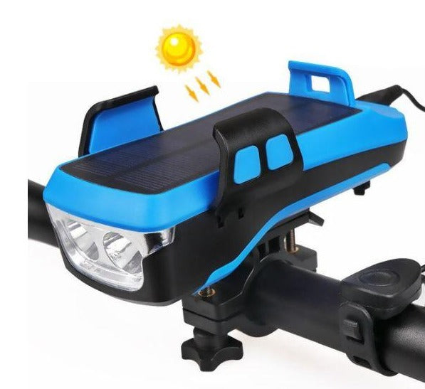 5 in 1 solar fietslamp | zonne-energie – materiaal: ABS — afbeelding 3