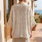 Bohemian gehaakte cardigan