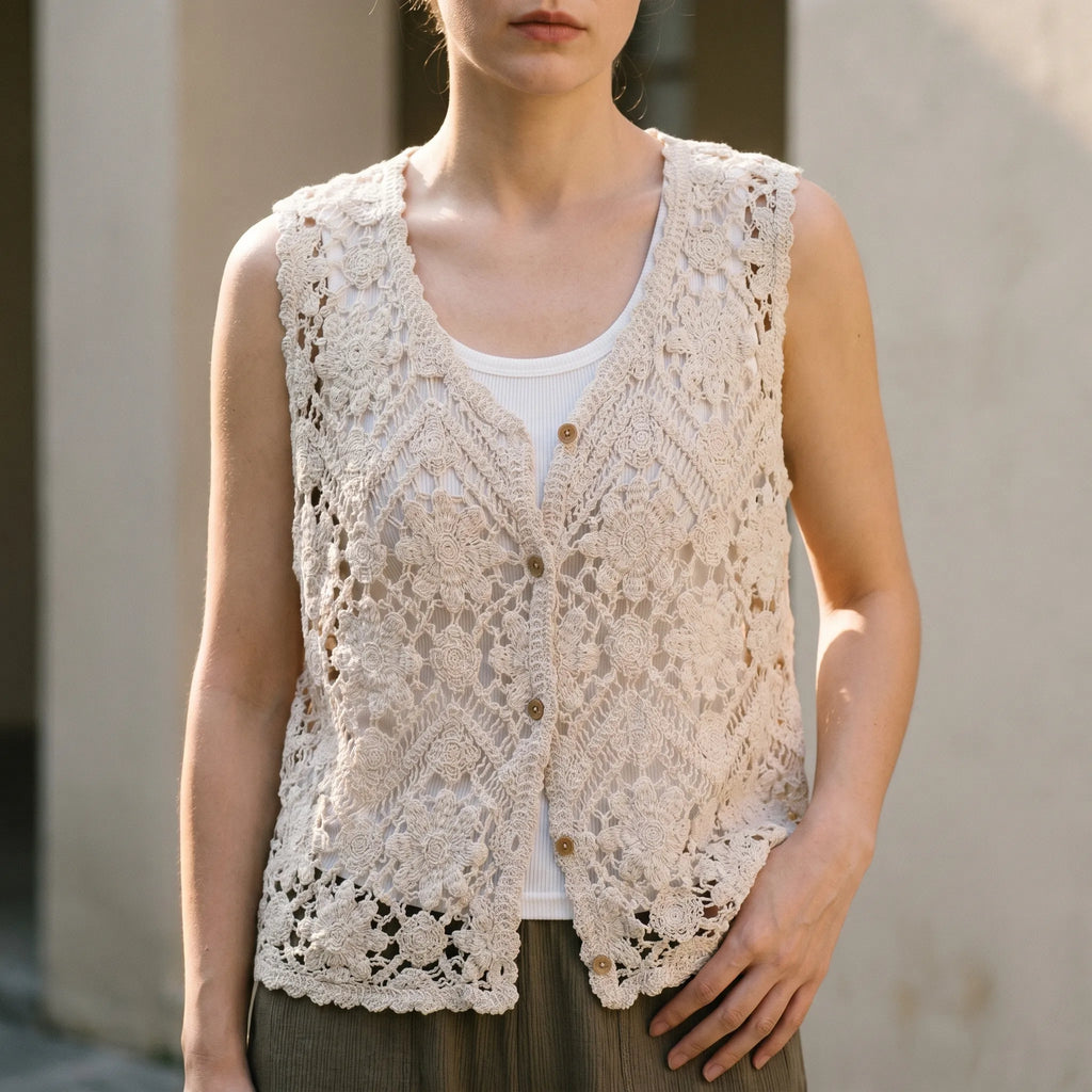 Boho-stijl zomertop