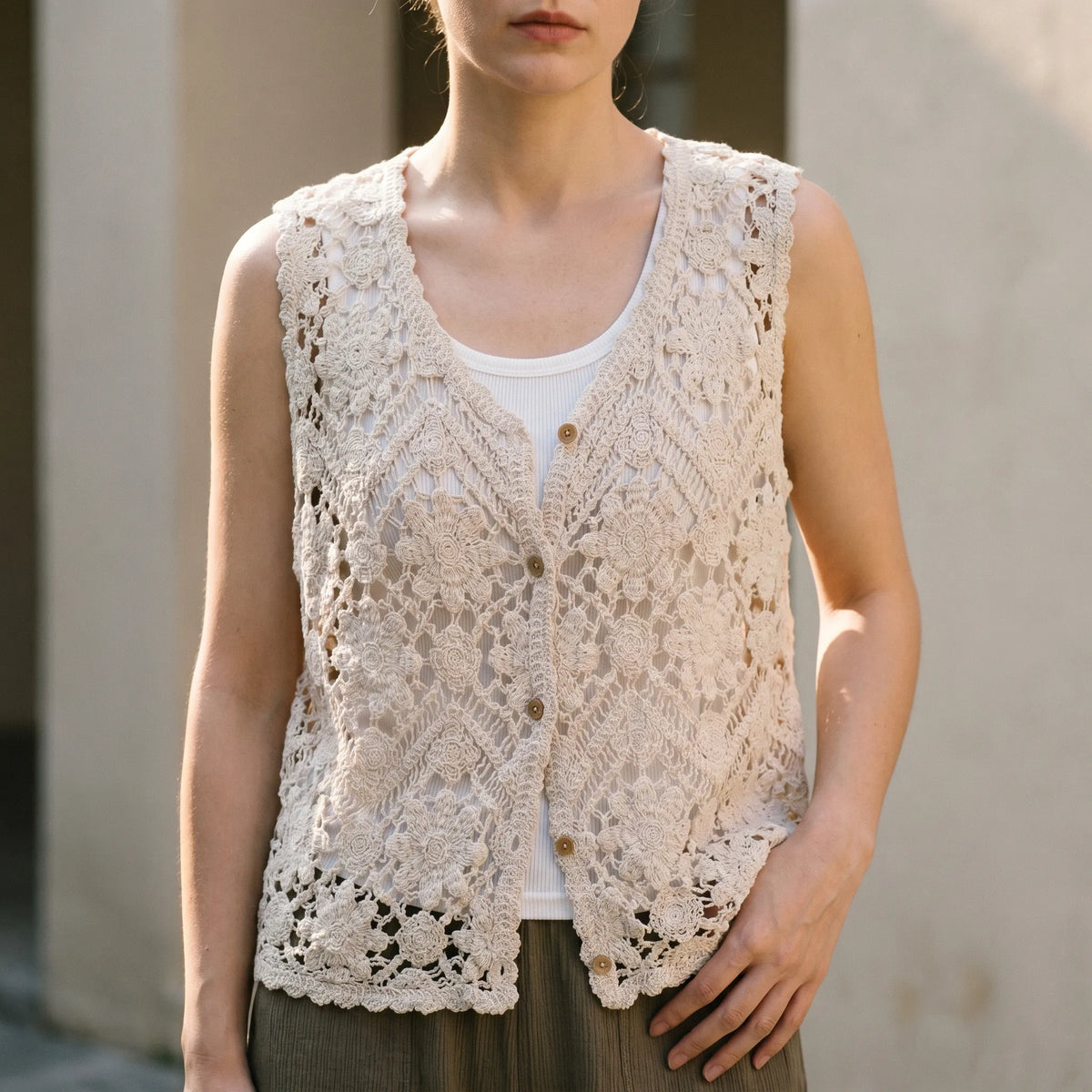 Boho-stijl zomertop