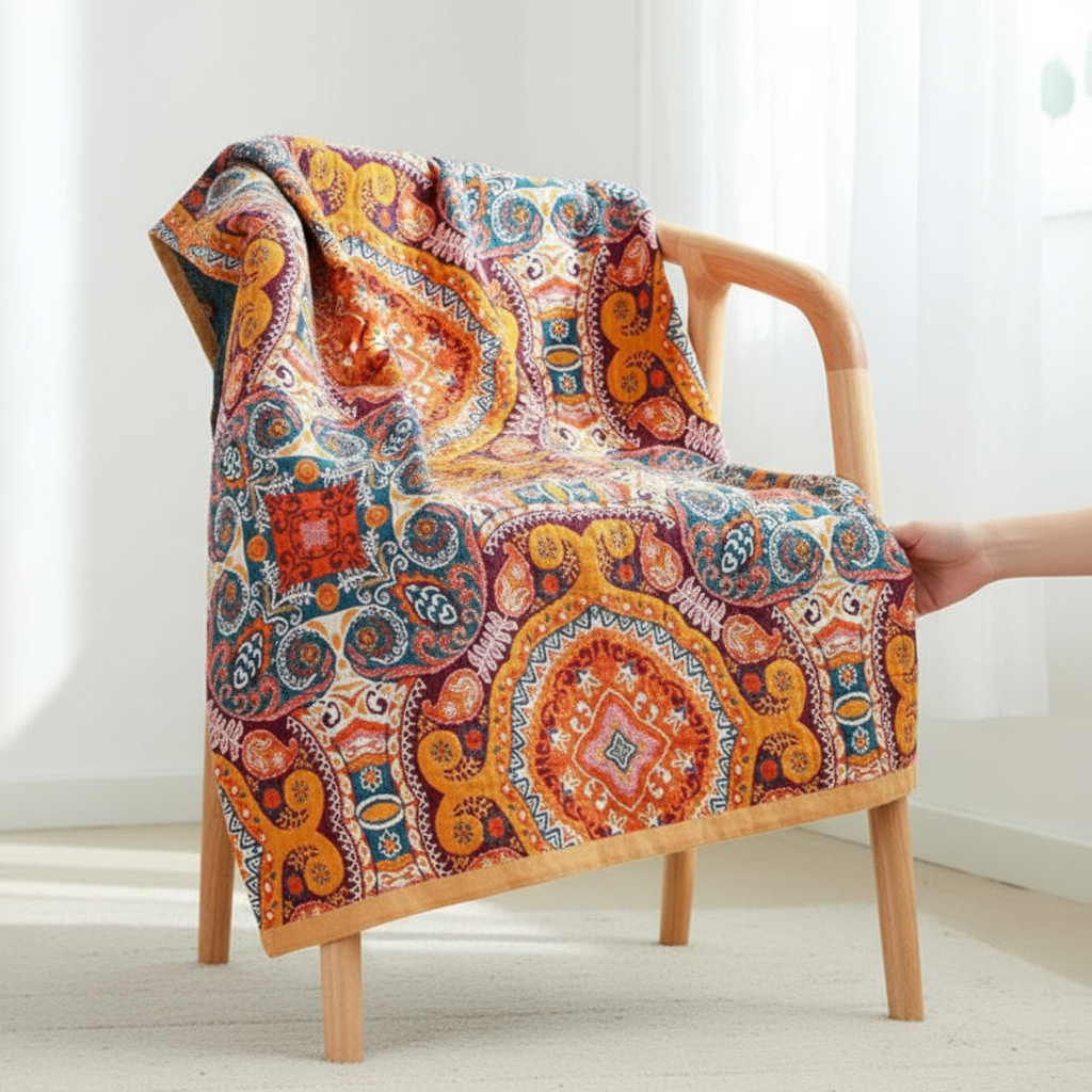 Boho geïnspireerde handdoek