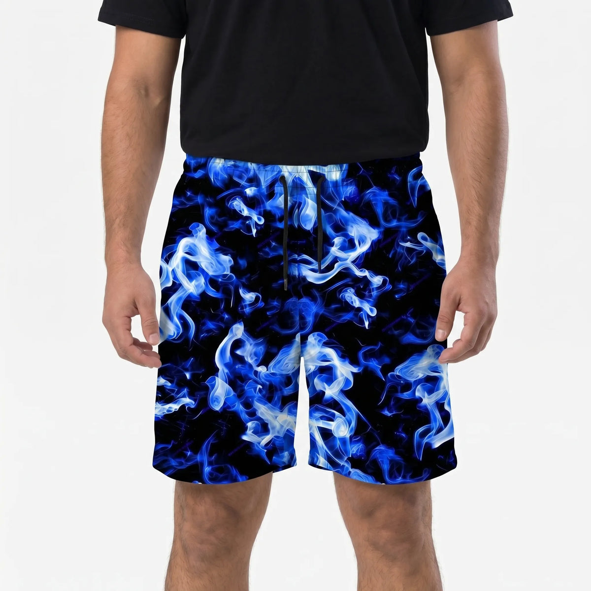 Casualshorts met een opvallende grafische print