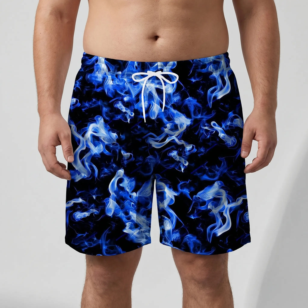 Casualshorts met een opvallende grafische print