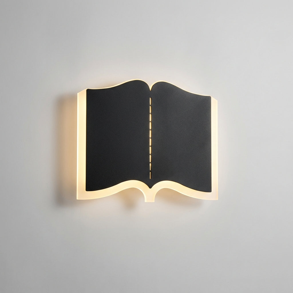 Boekvormige wandlamp