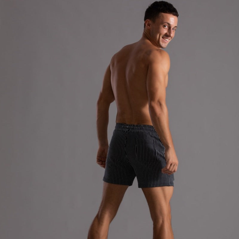 Sneldrogende & stijlvolle heren zwemshorts van ribstof-polyester — afbeelding 36
