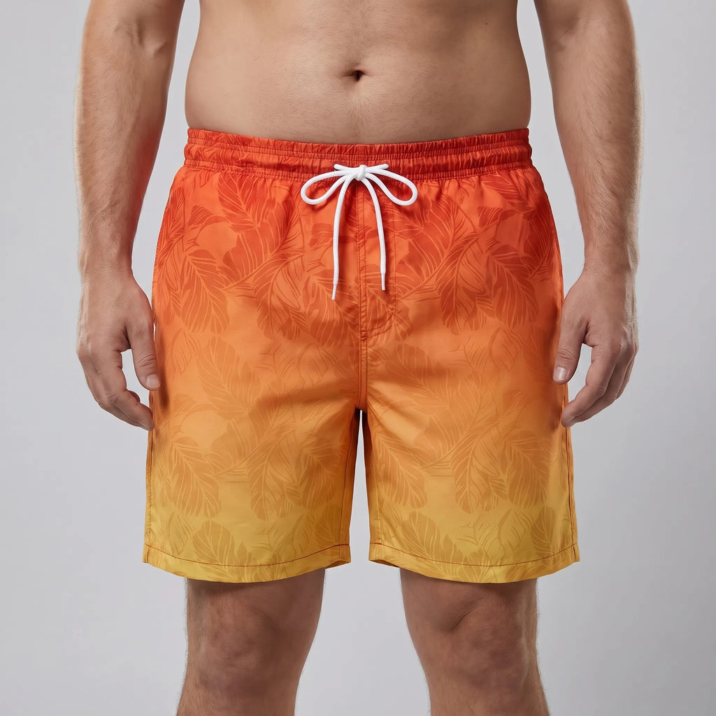Ademende heren strandshorts