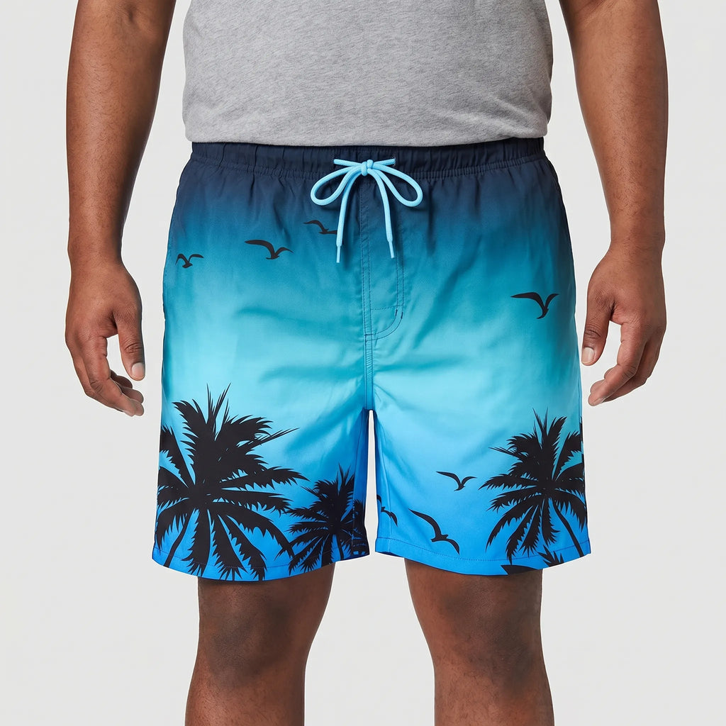 Ademende heren strandshorts