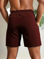 Ademende trainingsshorts met elastische tailleband