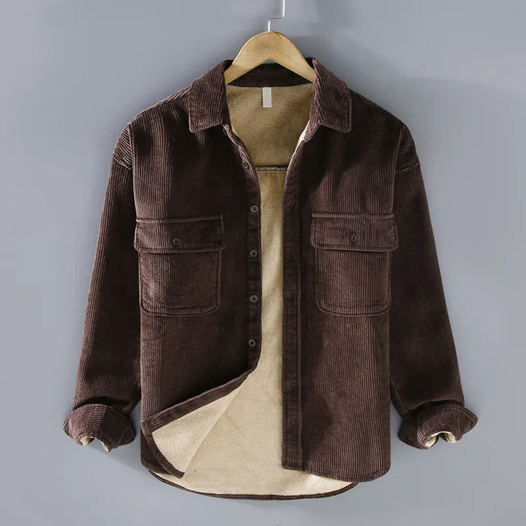 Corduroy wintershirt voor heren — afbeelding 9