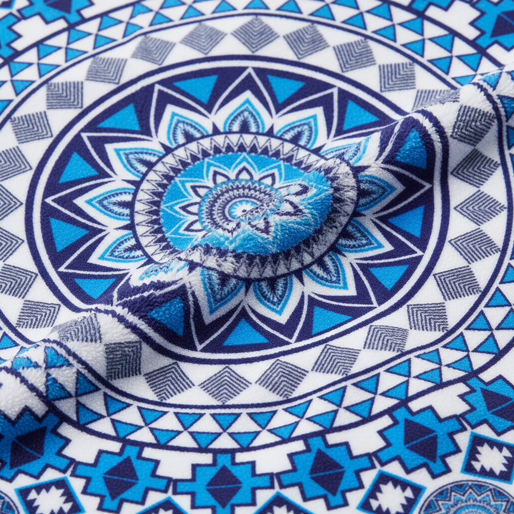 Kleurrijke strandhanddoek