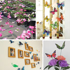 3D-muurstickers met vlinders — afbeelding 2