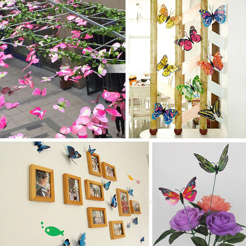 3D-muurstickers met vlinders — afbeelding 2