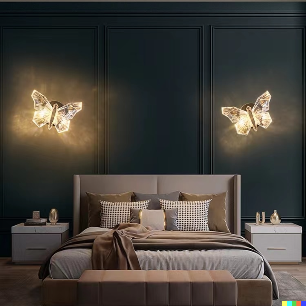 Vlindervormige LED-lamp