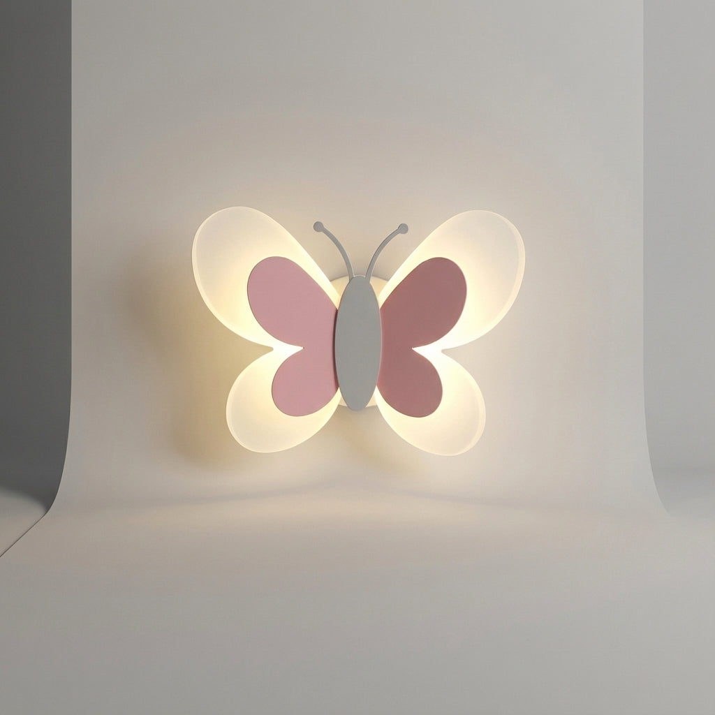Vlindervormige wandlamp
