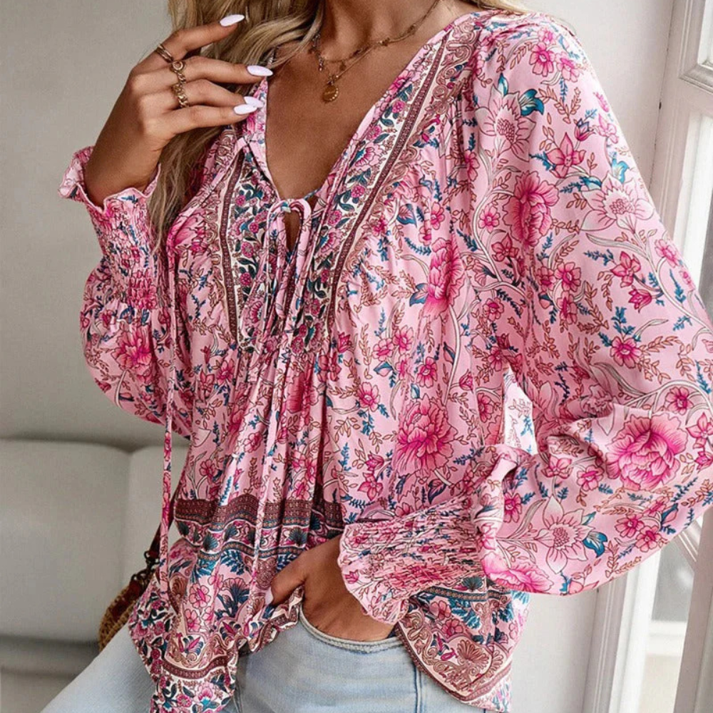 Modieuze blouse met bloemenprint voor dames