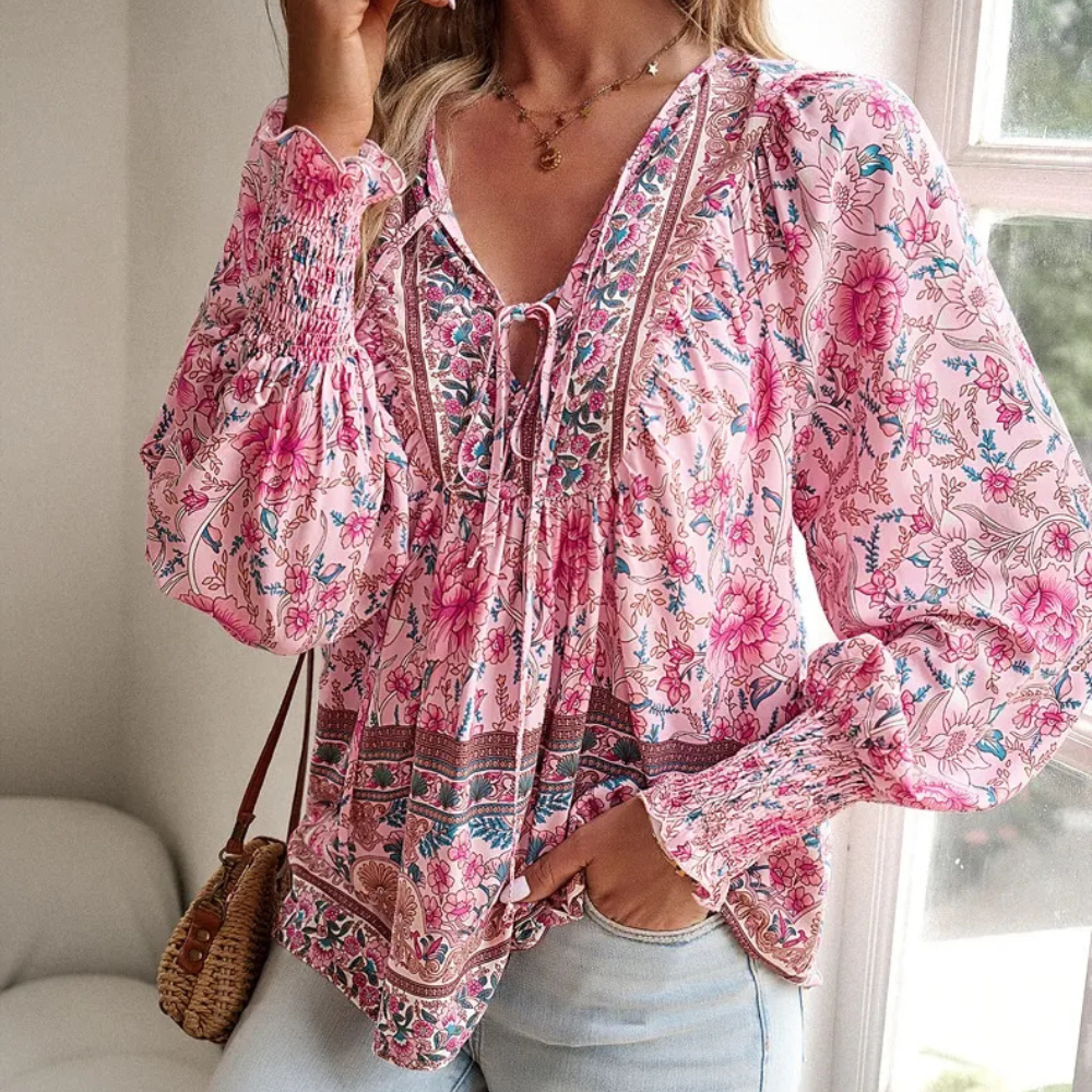 Modieuze blouse met bloemenprint voor dames