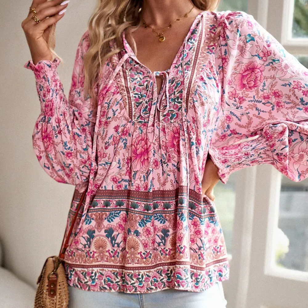 Modieuze blouse met bloemenprint voor dames