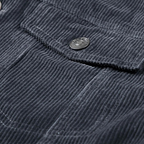 Grijze corduroy jas