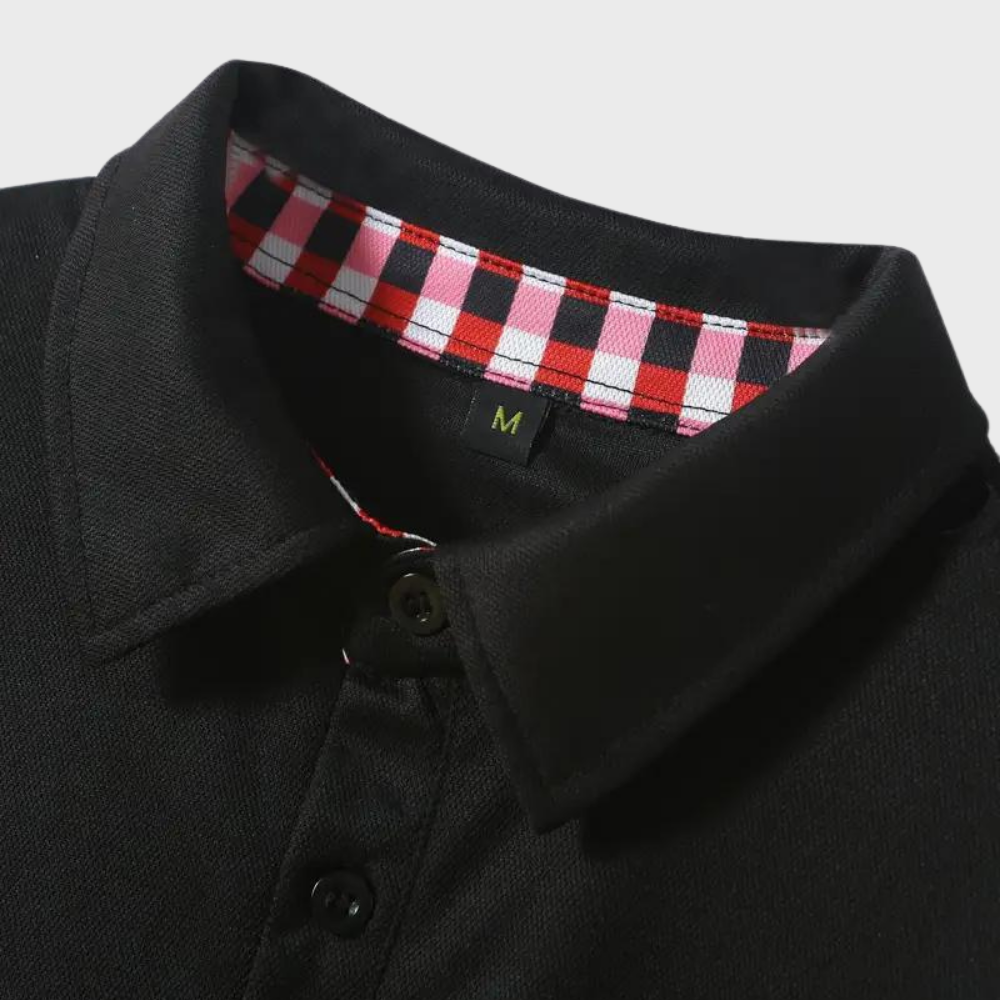 Heren polo met lange mouwen – Noor