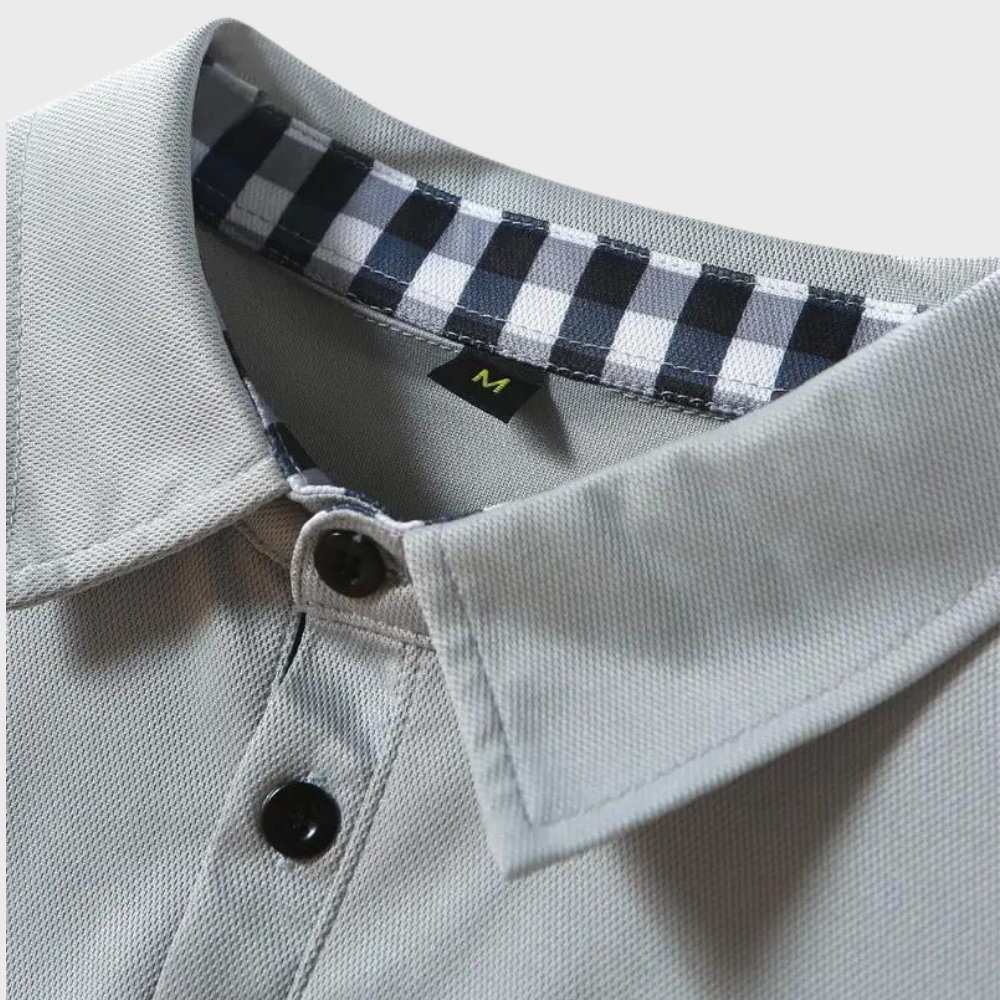 Heren polo met lange mouwen – Noor