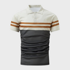 Gestreept heren poloshirt