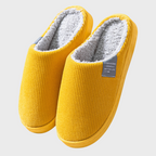 En warme dames pantoffels