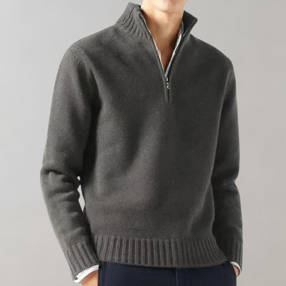 Half-Zip herensweater