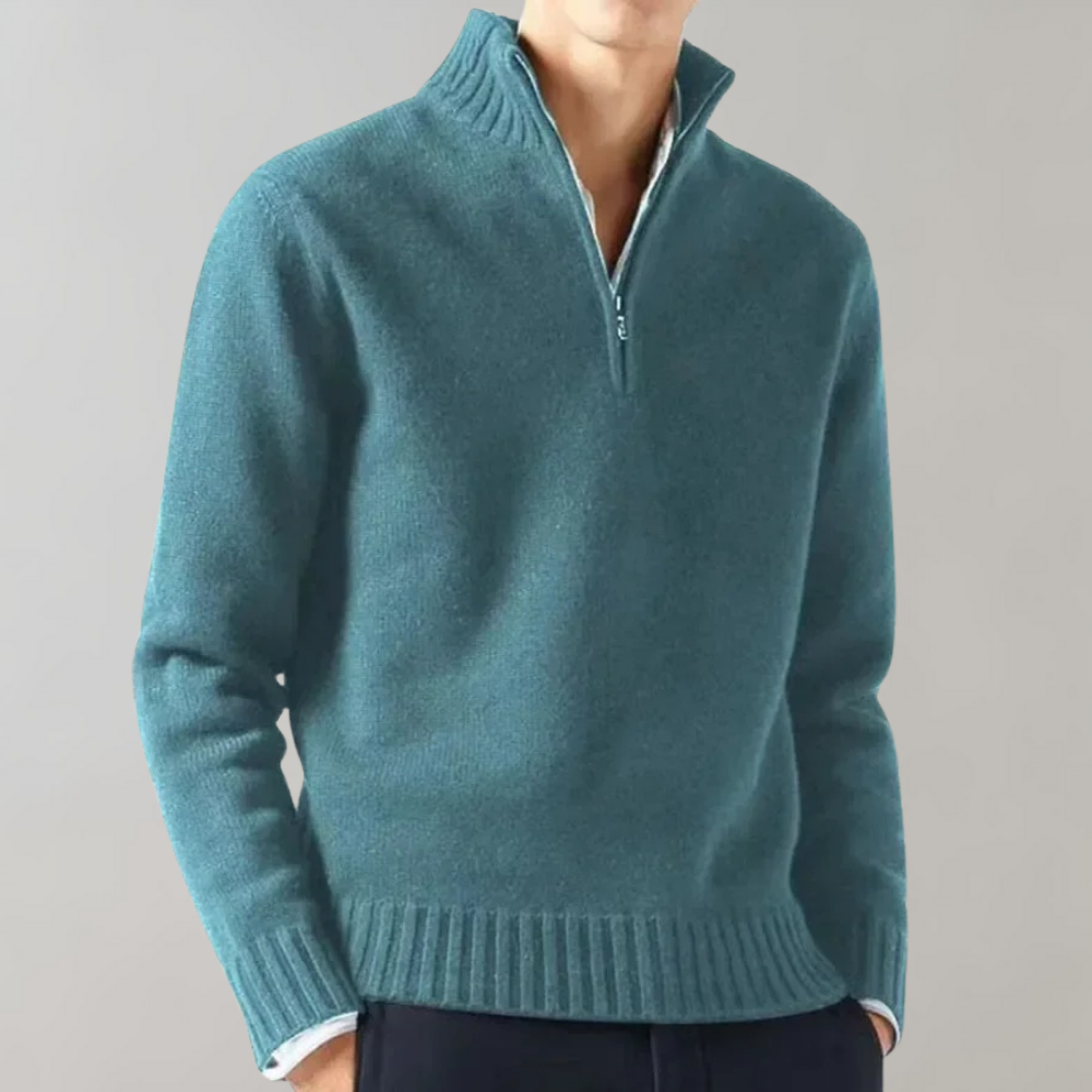Half-Zip herensweater