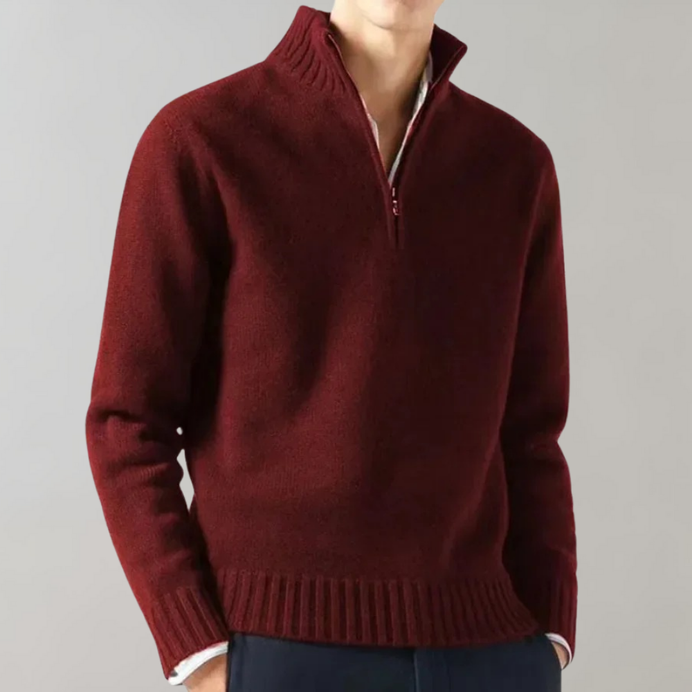 Half-Zip herensweater