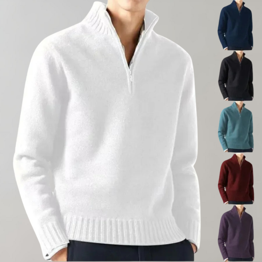 Half-Zip herensweater