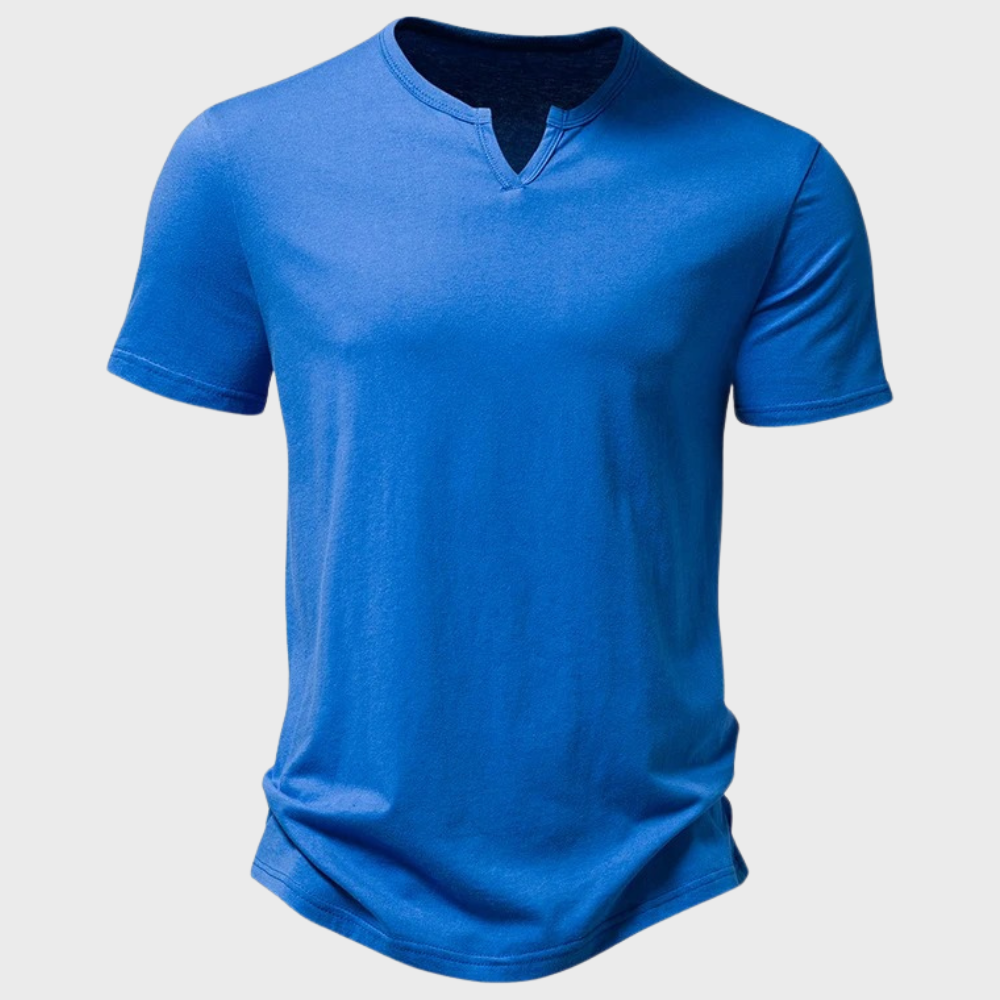 Henley-T-shirt met knopen en ontspannen pasvorm