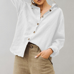 Casual damesblouse met knoopsluiting