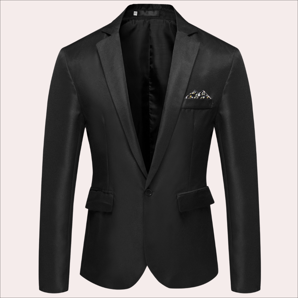 Christoffer | Getailleerde herenblazer met enkele knopenrij