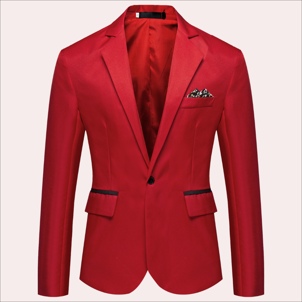 Christoffer | Getailleerde herenblazer met enkele knopenrij