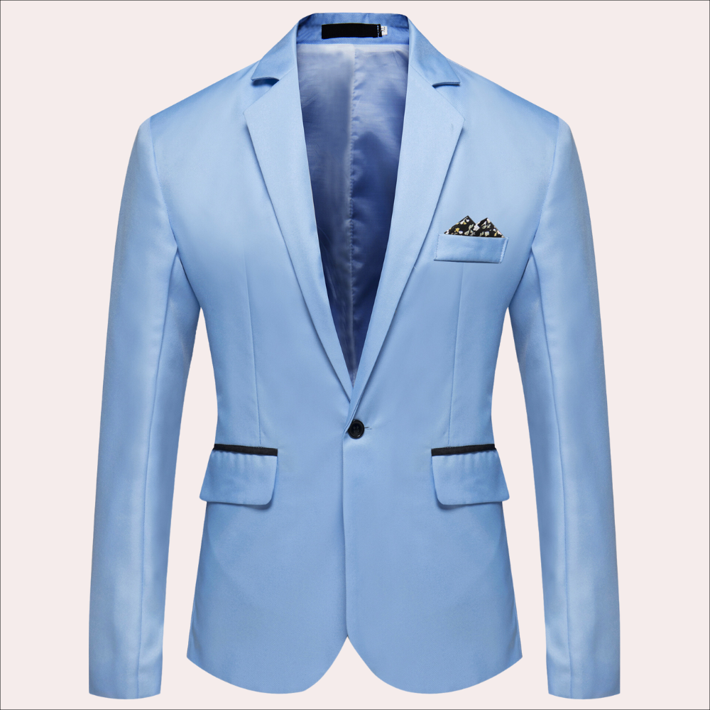 Christoffer | Getailleerde herenblazer met enkele knopenrij