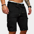 Heren shorts met elastische taille en zijzakken