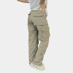 High-Waist dames cargobroek