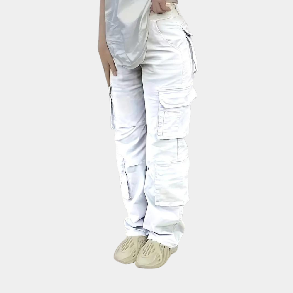 High-Waist dames cargobroek