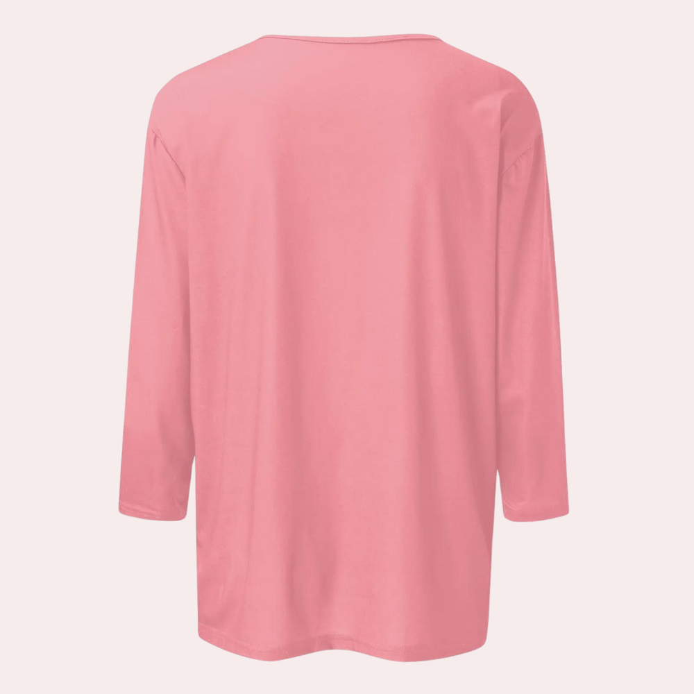 Dames shirt met lange mouwen
