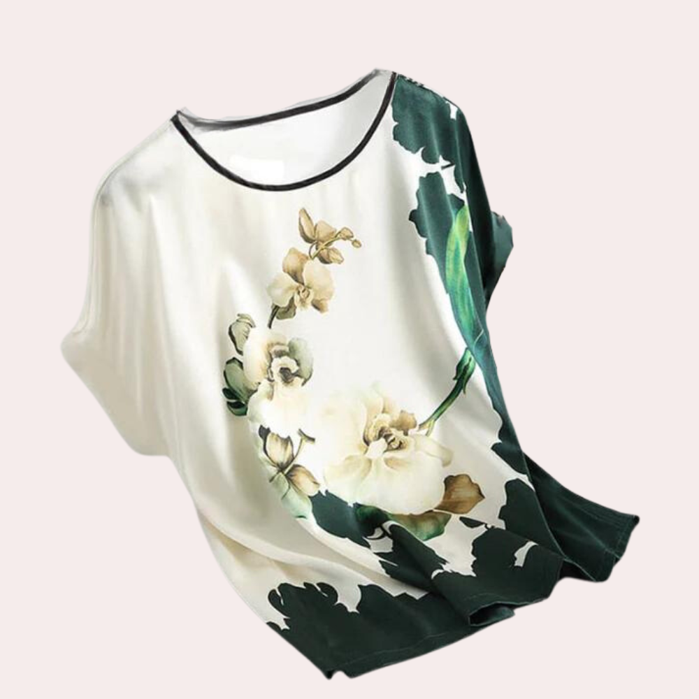 Zomers dames T-shirt met bloemenprint — afbeelding 5