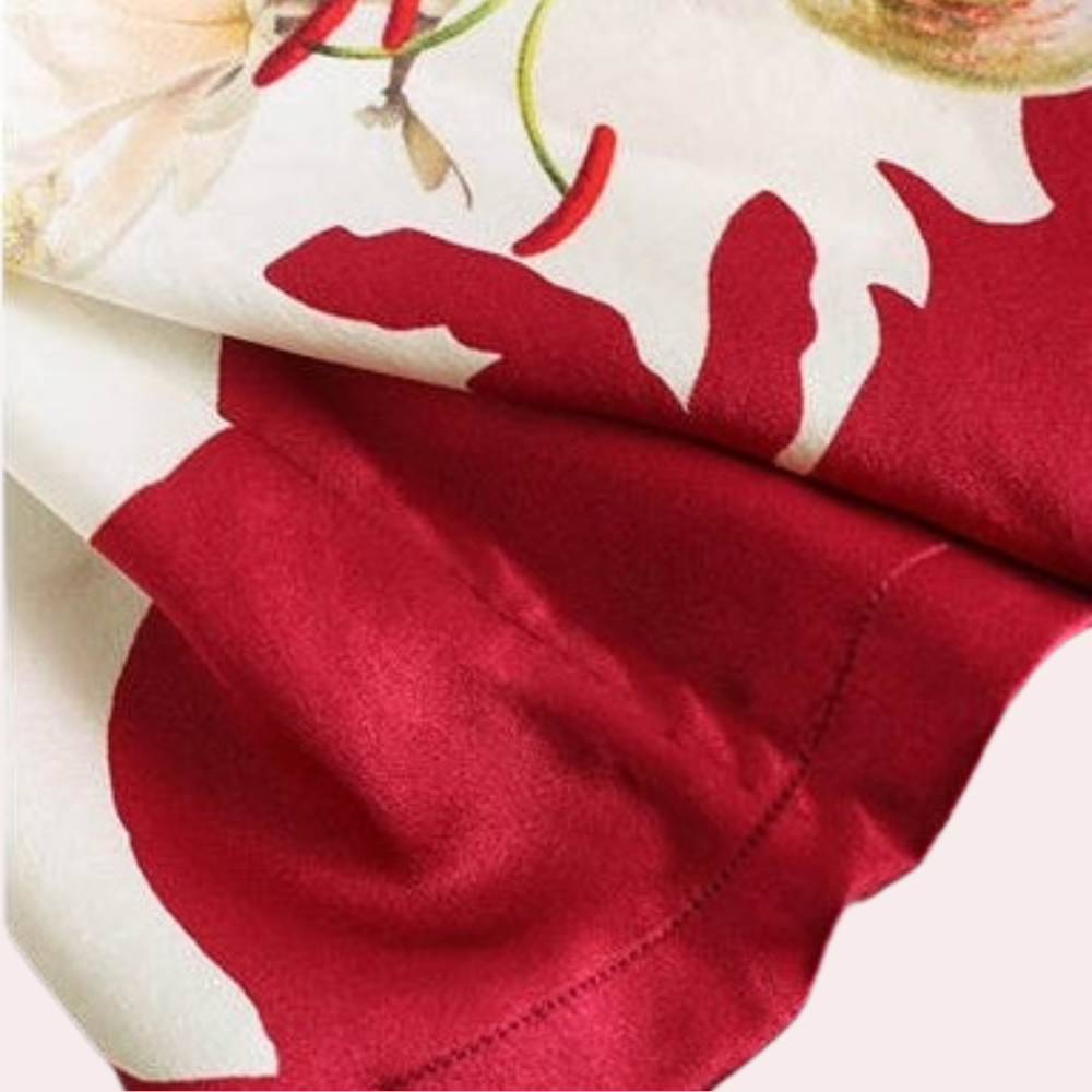 Zomers dames T-shirt met bloemenprint