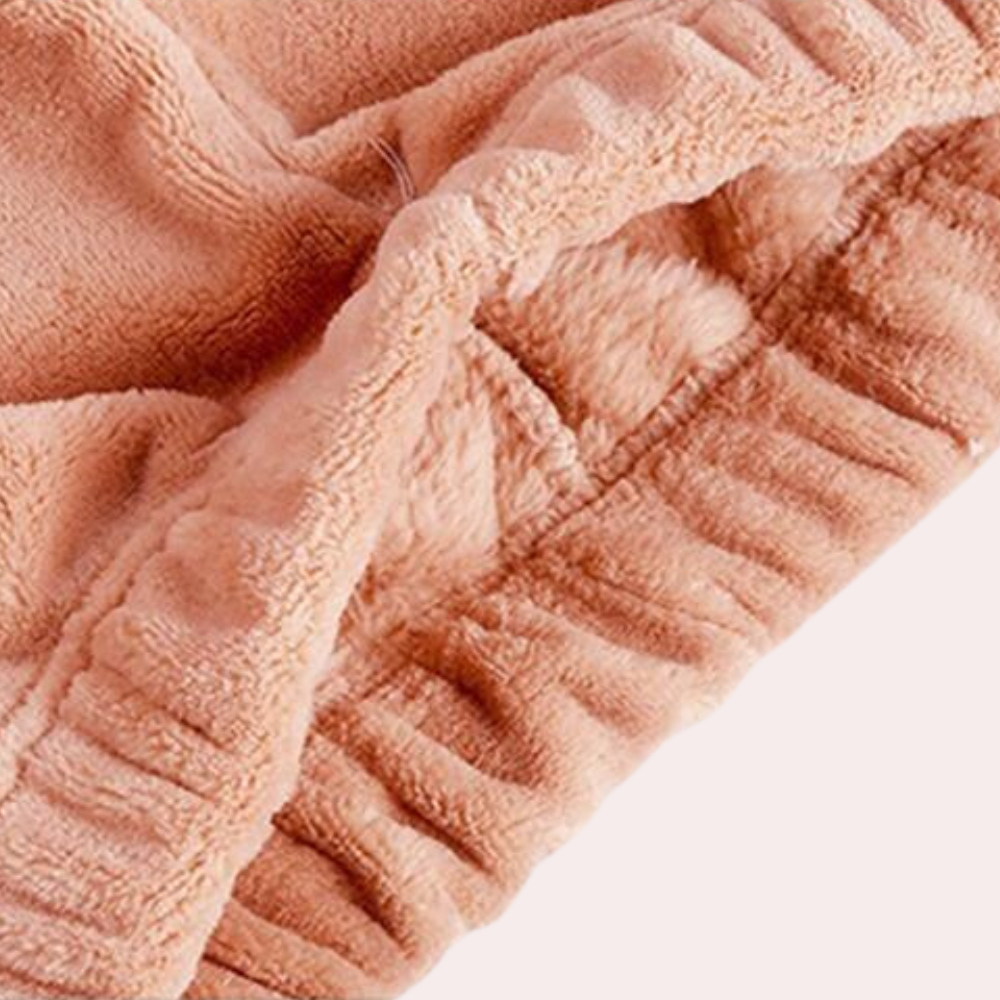 Warme fleece damespyjama